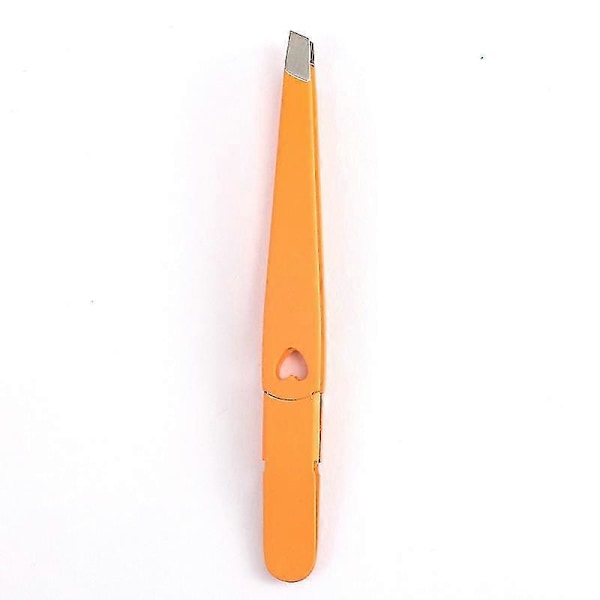 Verktyg för Borttagning av Inåtväxta Hår Extraktion Rostfritt Stål Portabel Ögonbrynspincett Orange, Rosa, Blå, Lila 4 st