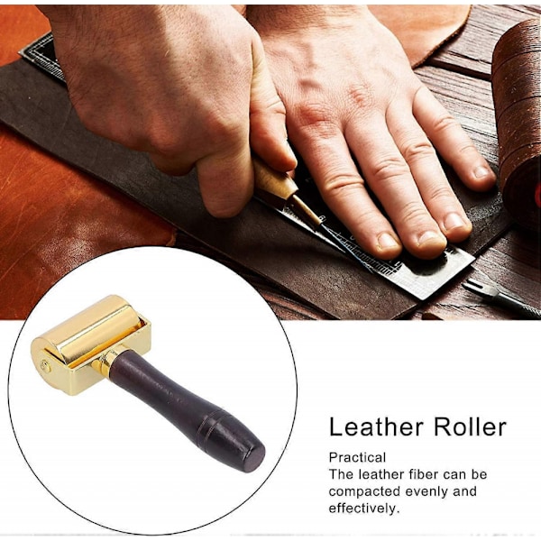 Rullpress, Läderfiber 45# Stål, Trä för Komprimering av Läder och Mellanfoder efter Limning