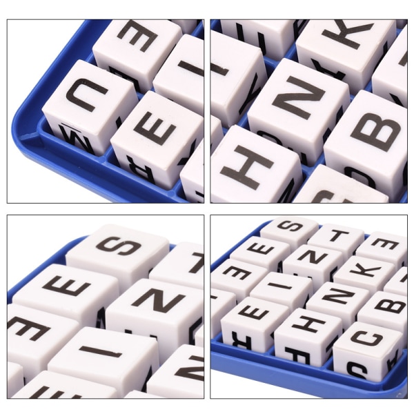 Boggle Word Link Tärningsspel - Julutmaning: 3-Minuters Ordjakt för