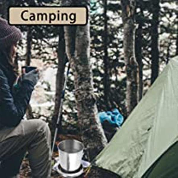 Rostfri Stålkopp 150ml, Rostfri Drickskopp Campingmugg Nyckelring Vinglas För Resor Camping Överlevnad
