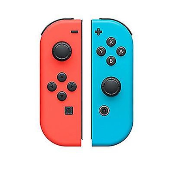 Spelhandtag kompatibel med Ns Switch Joycon Wireless Bluetooth Vänster Röd Höger Blå Speltillbehör