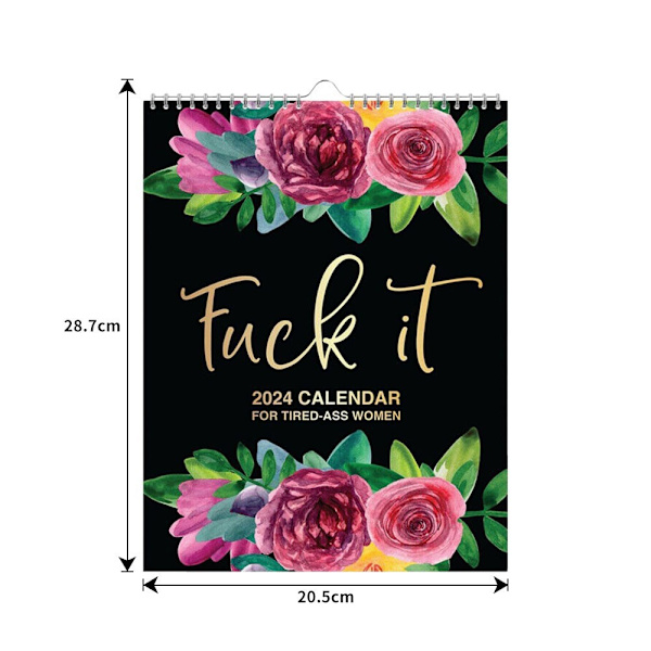 2024 kalender för trötta kvinnor 3 Pcs