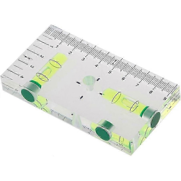 Högprecision Transparent Tvåvägs Magnetisk Libell Mini-vattenpass