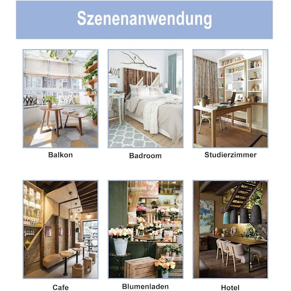 Set med 5 Macrame Blomhängande Planterare Boho Bomullsrep Växtställ för Inomhus- och Utomhusdekoration (Beige)
