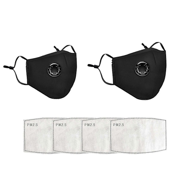 Återanvändbar Anti-smog Mask Pm2.5 Vind- och Rökföroreningsskydd