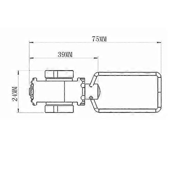 Camping Gas Saver Plus Gas Konverter Växlare Påfyllning Platt Tank Konverteringsadapter Camping Gas Adapter Ventil, Guld
