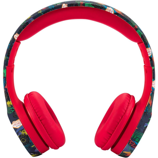Snug Play+ Barnhörlurar med volymbegränsning för småbarn (pojkar/flickor Monster Trucks