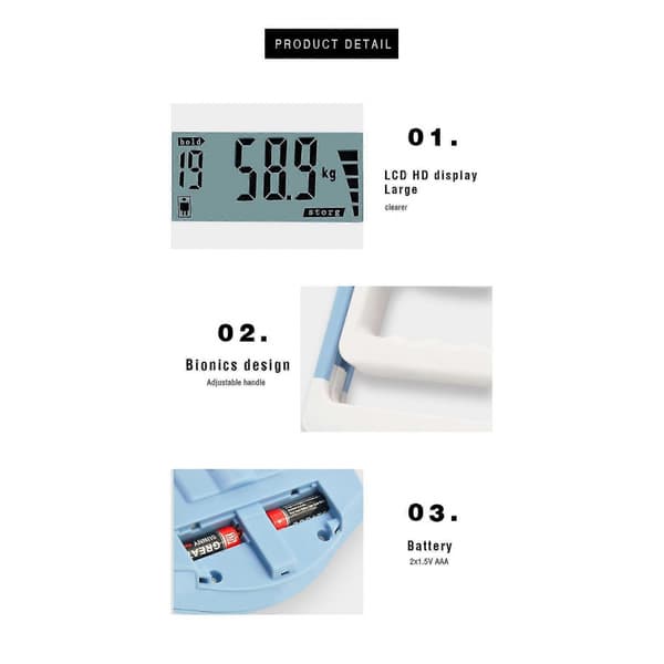 Grip Strength Meter Digital Hand Dynamometer Mätning av Handgrepp Tränare Stärkare 300lb Grå