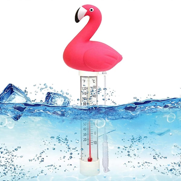 Flytande Pooltermometer, Vattentermometer, Pooltermometer, Pooltermometer med Snöre, Söt Tecknad Termometer