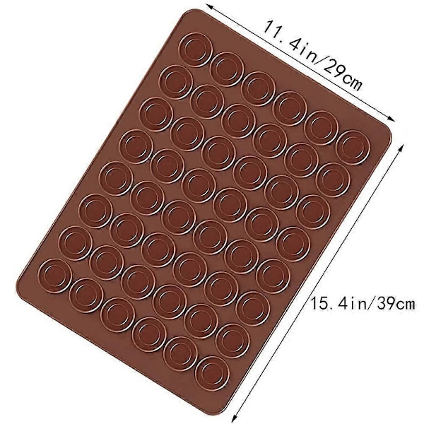 Macarons Bakmat Bakset för Att Göra Hemmagjorda Macarons Matta (2 ST)