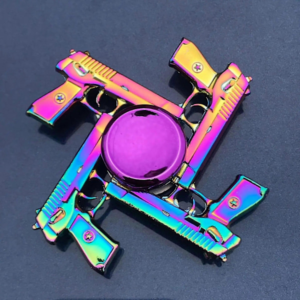 Ny 28 Stil Färgglad Metall Fidget Spinner Dekompression Legering Regnbåge Hand Spinner Edc Vuxen Finger Stress Relief Leksak Grossist_Italiensk Design 54