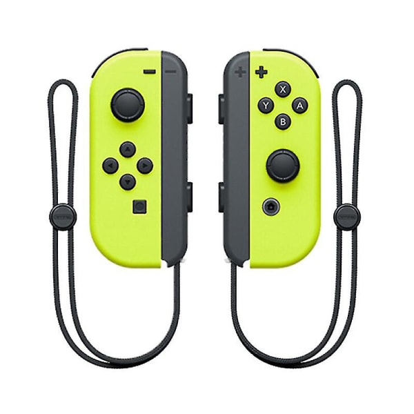 Spelhandtag Kompatibelt med Ns Switch Joycon Trådlös Bluetooth Dubbelgul Regelbundna