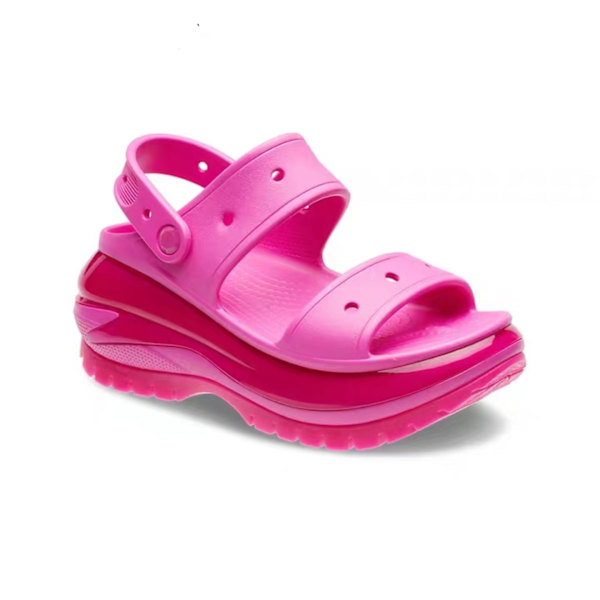 Kvinnors Klassiska Mega Crush Clog Tjocka Eva Platformskor Tjocka S Rose red M4-W6