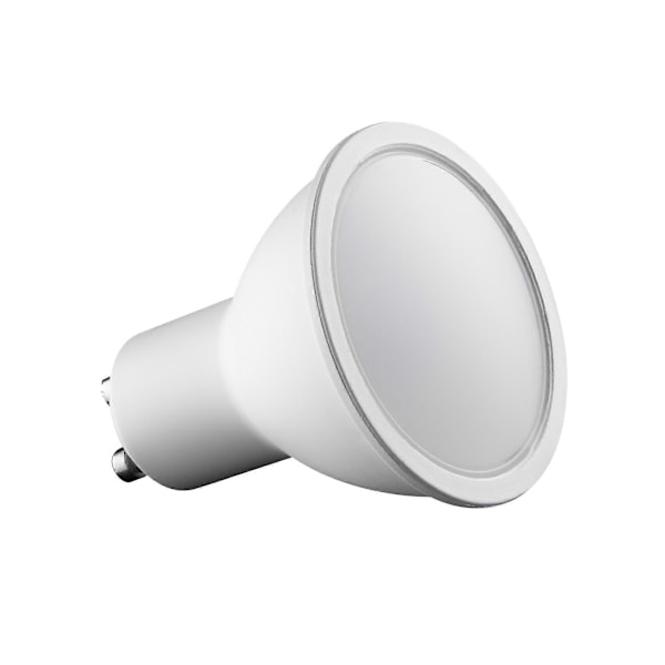 GU10 5W 220V 400 Lumen LED-lampa, 120 graders vinkel, Opal Diffuser, 6000k (X6, Kallvit) [Energiklass A++]
