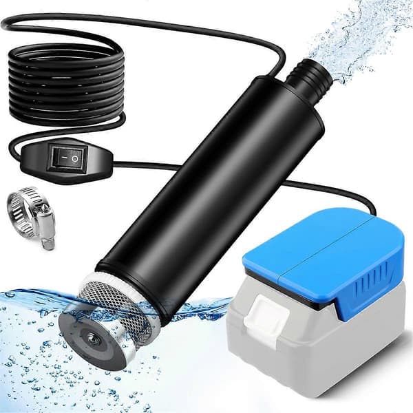 Sladdlös dränkbar vattenpump för 18V batteriöverföringspump