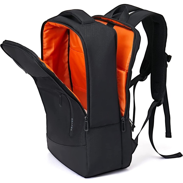 Stor reseryggsäck kvinnor, bär på ryggsäck män, vandring Backpa 15.6 inch Laptops G1-black(simple)