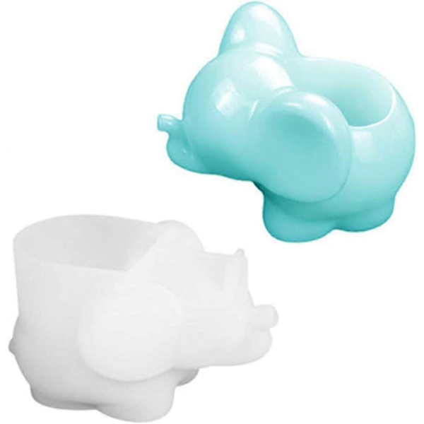 Epoxihartsformar Elefantformade formar Silikonformar Gjutformar (Elefant)