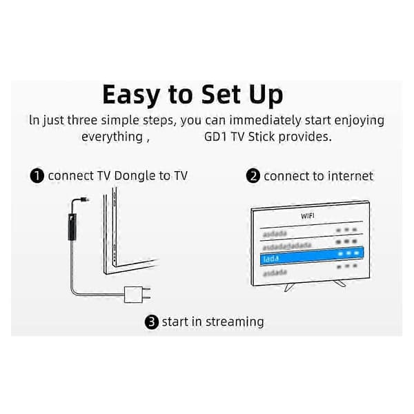 GD1 Android 11.0 TV ATV Quad Core Röststyrning Smart Hemmaspelare