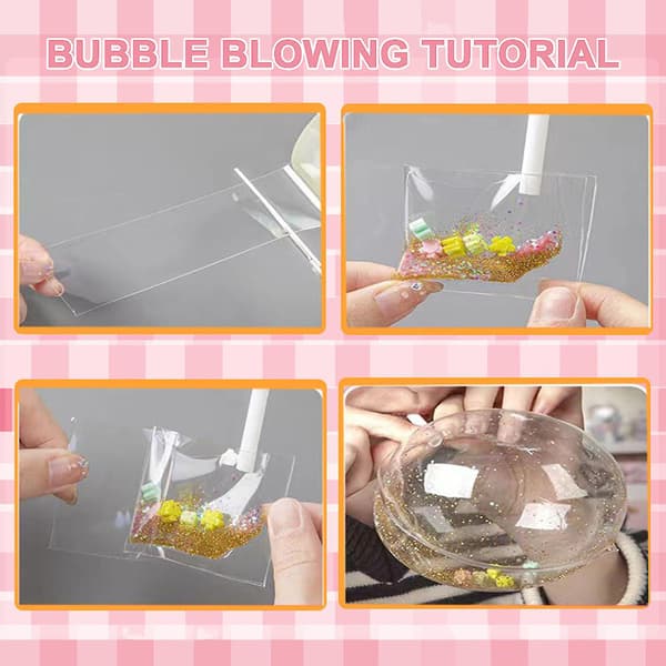 Uppgraderings Nano Tejp Bubbel Kit, Dubbelsidig Tejp Plastbubbla, Elastisk Tejp Ny