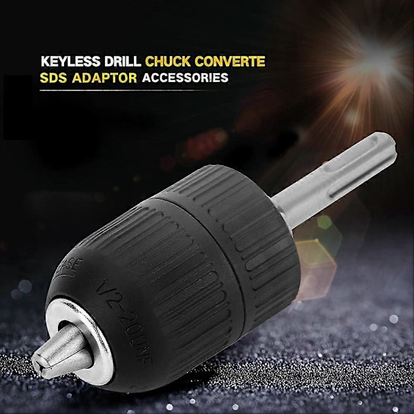 2-13mm Kapacitet Nyckellös Chuck Konverterare med SDS Adapter Tillbehör
