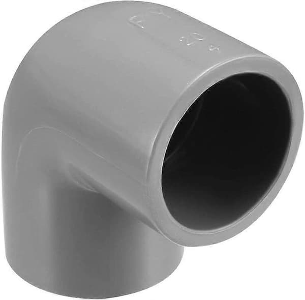 sourcing map 10 st 20mm PVC Böj 90 Slangkoppling Grå Adapter (Innerdiameter: G1/2)