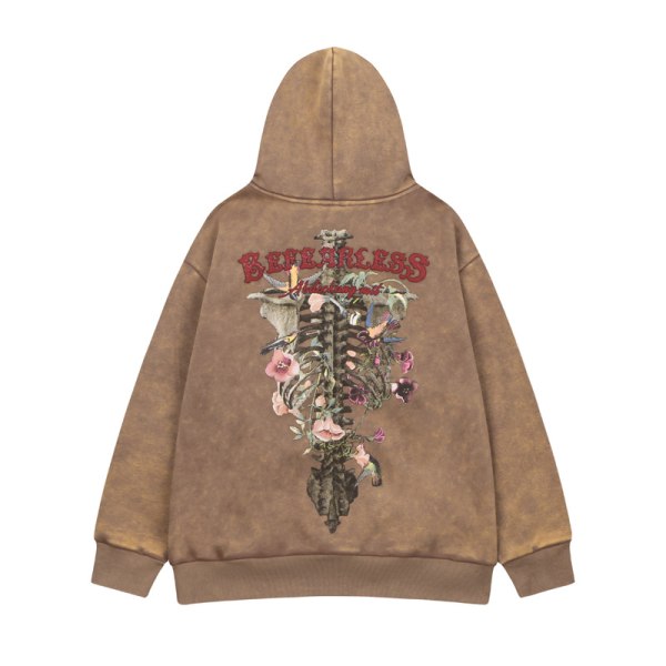 Retro radiologi tröja, blomma radiologi hoodies, Rad Tech Sweatsh Brown S