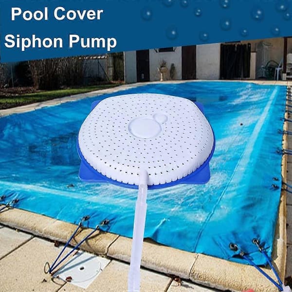 Poolskydd Sifonpump, Poolavloppspump med Slang (4,5 m)