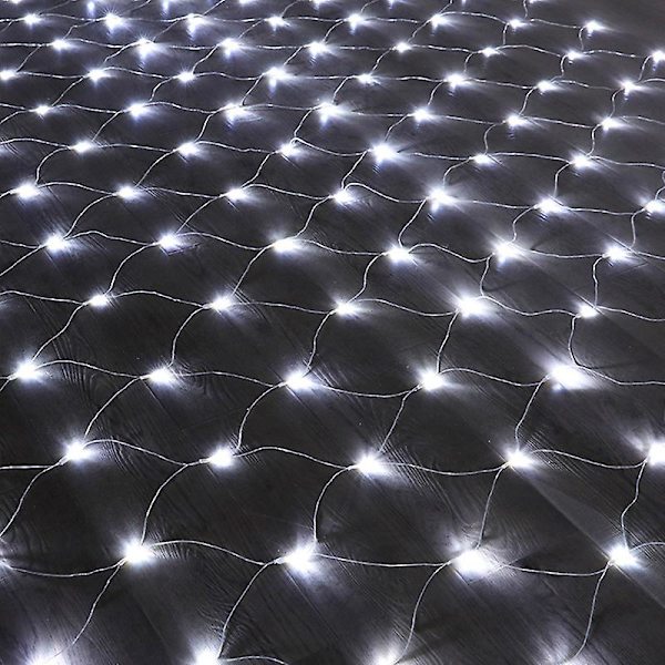 2mx2m 1,5mx1,5m 2x3m Julgirlanger Led String Christmas Net Light White 3Mx2M 200LEDs-EU Plug 220V