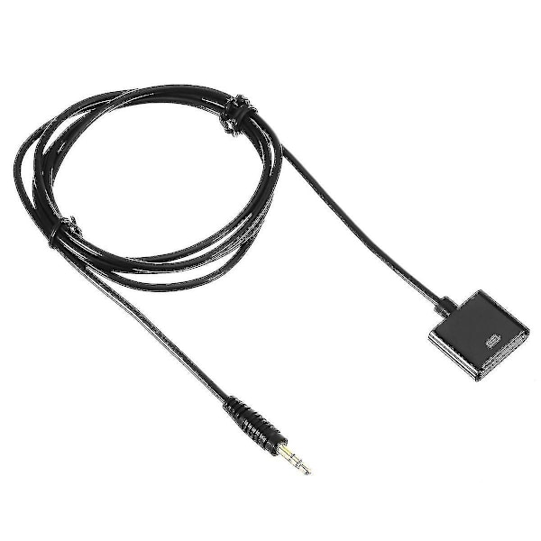 Aux 3,5 mm hane till 30-stifts hona musik kabel ledning kompatibel iPod kompatibel iPhone dock adapter kabel_Italiensk design