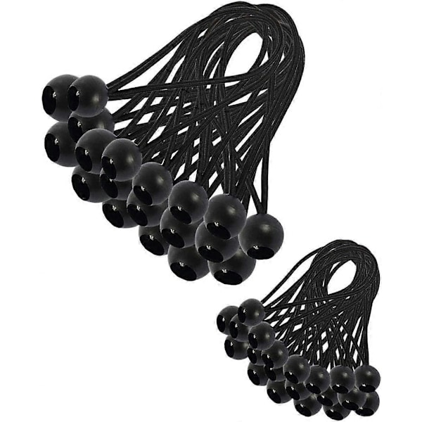 30 Stycken Bungee Cord, Presennings Bungee Cord, Bungee Cord för Paviljong, Selar (200mm och 150mm)