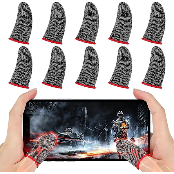 Fingertoppsskydd för Gaming Mobilspel Kontroller Tummärmar