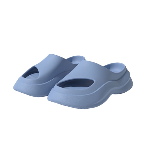Clunky Dad Sandaler Tjocka Eva Plattformsskor Slip On Tofflor Blå 39