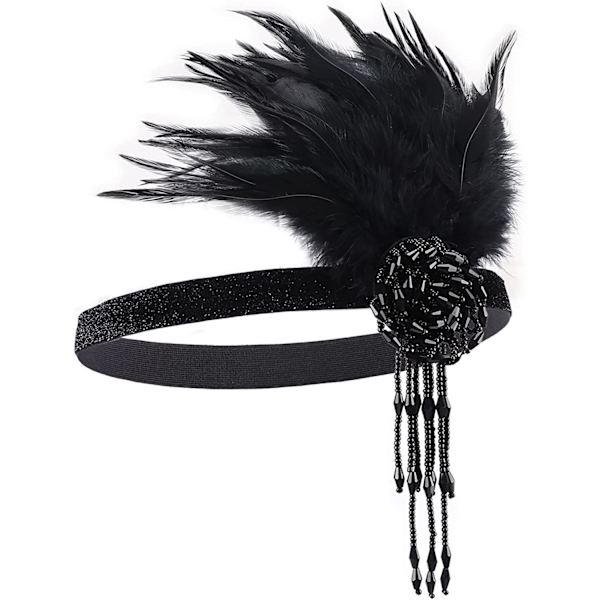 1920-talsklaff Gatsby set Vintage pannband Ea STYLE5