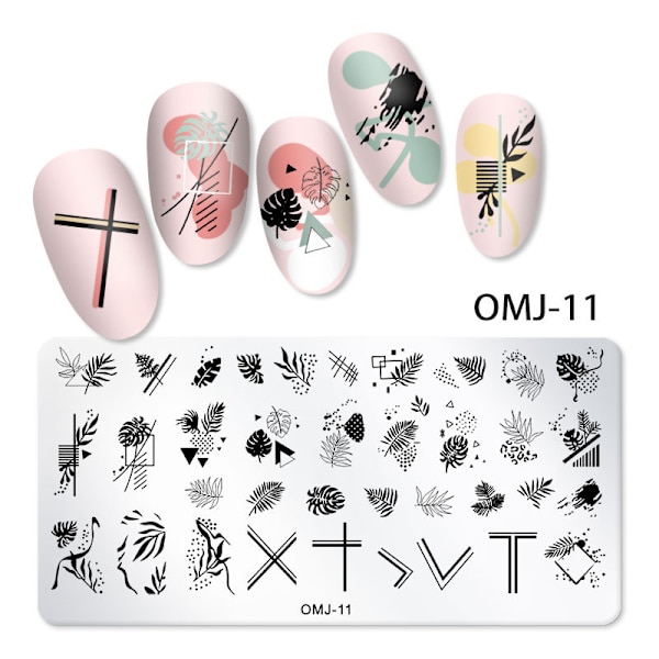 Nagel stämpel mall julgran fjäril design manikyr 786c Fyndiq