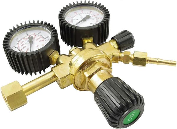 Tryckreducerare Argon/CO2 inert gas tryckregulator för MIG/MAG svetsenhet