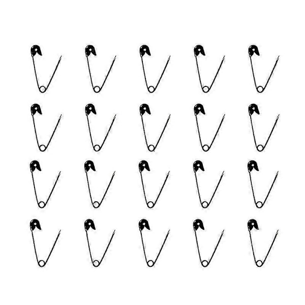 2000 st/låda Svarta Små Säkerhets DIY Mini Spänne Nål Kläder Metallverktyg Nålar Tillbehör För Handarbete (2.2cm)