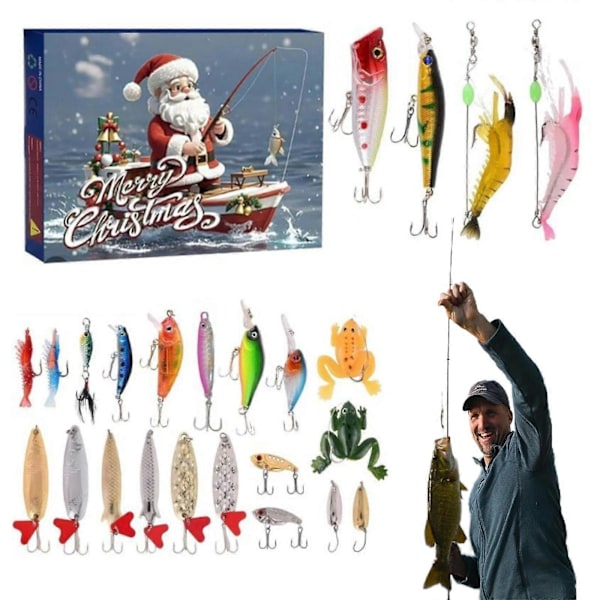 Julkalender Fiskeentusiast Presentset Bete