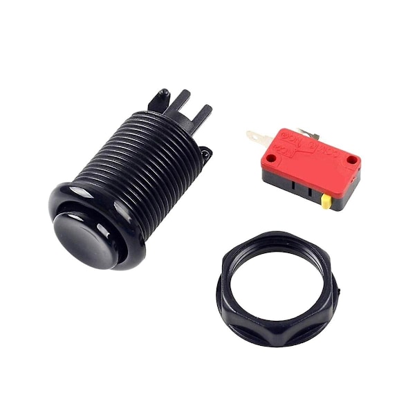 Arcade Joystick DIY-kit med Nollfördröjning USB-styrenhet för PC, Oval Boll J