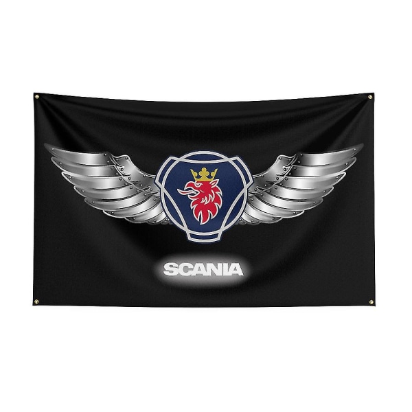 Tib 3x5ft Scania Racingbil Flagga för Dekoration I 120 x 180cm