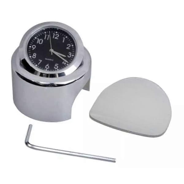 Universal 25mm Vattentät Motorcykel Cykel Styrmonterad Klocka Termometer