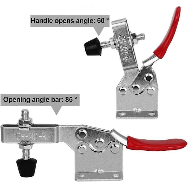 4 st Spännbyglar GH-201-B Hållkapacitet Ca 90 kg Halkfri - Med Spännare GH-201