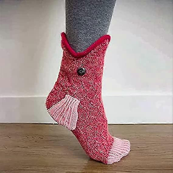 Roliga Strumpor Stickade