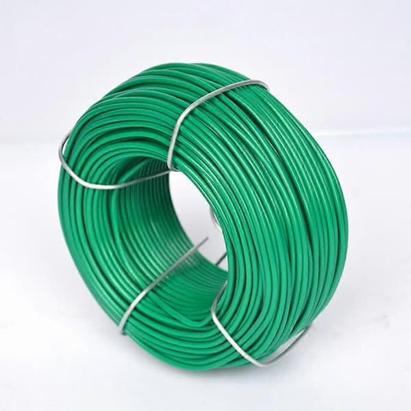 Bindtråd för växter - Diameter: 2,1 mm - 50 m - PVC-beläggning - Grön