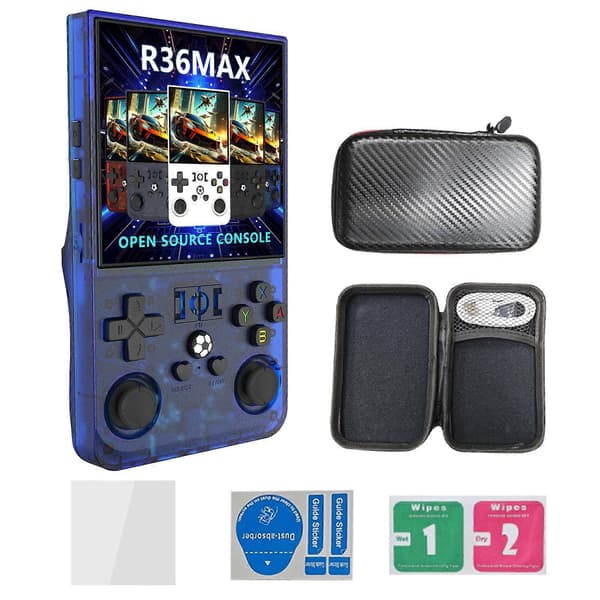 R36 MAX Retro Handhållen Videospelskonsol 128GB