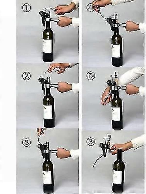 Vinöppnare, hävstångs vinflasköppnare vinkorkskruvar