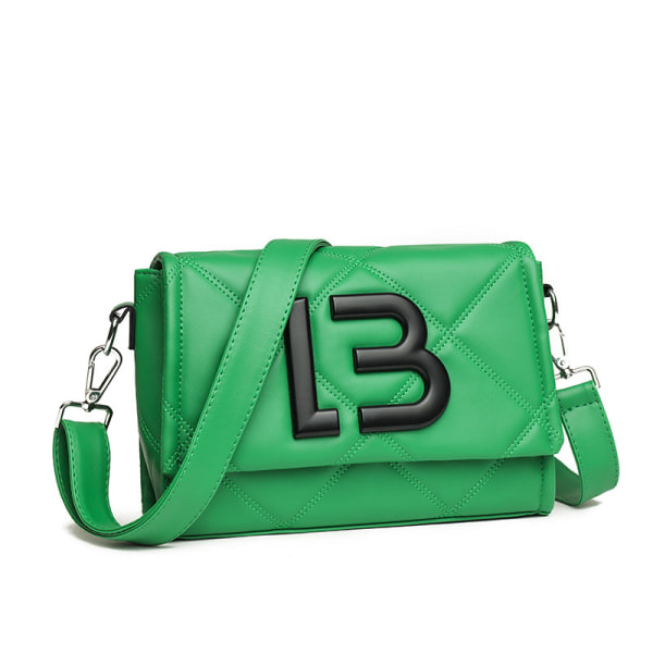 Bimba Y Lola Liten fyrkantig väska Messenger-läderväska för kvinnor grön