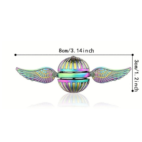 Harry Potter Fidget Spinner Magic Orb Ångest Sensorisk Leksak Finger Snurrande Stressavlastning Presenter För Barn & Vuxna Metall Rastlös Skrivbordsdekoration
