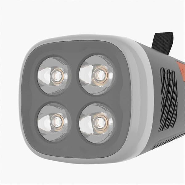 4500mAh Nödfalls FM/ Bluetooth Radio USB/Solar/Handvevsdynamo