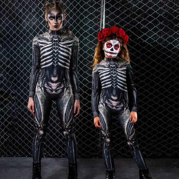 Costume Kids - Bästa skrämmande kvinnans Halloween kostym - Barn Hallo 140