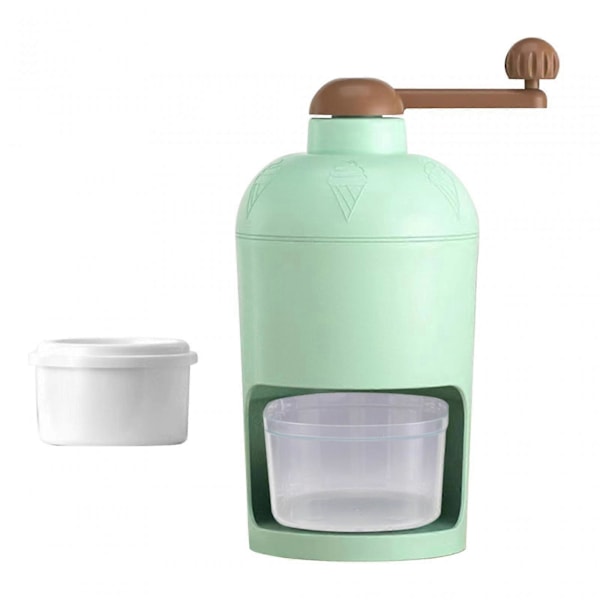 Manuell Iskross Iskrossare Slushie Gör-det-själv Handvev Smoothie Iskrossmaskin Snökonmaskin för Camping Café Barer Fest Kök